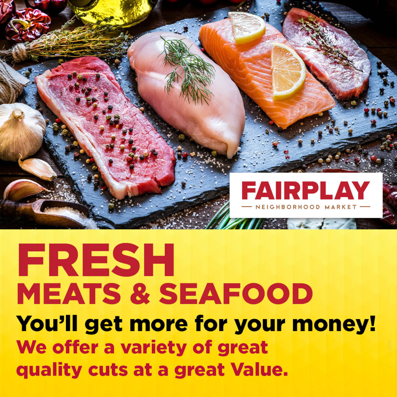 Fairplay Meat Delivery Wine Banners square