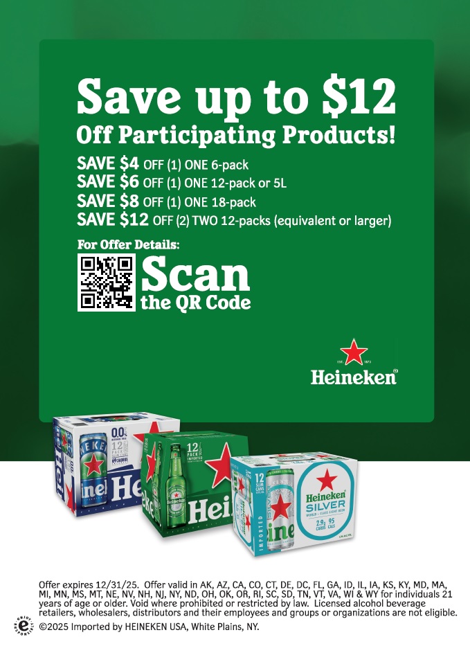 REBATE-SAVE UPTO $12-HEIENEKEN-3.1.25-12.31.25