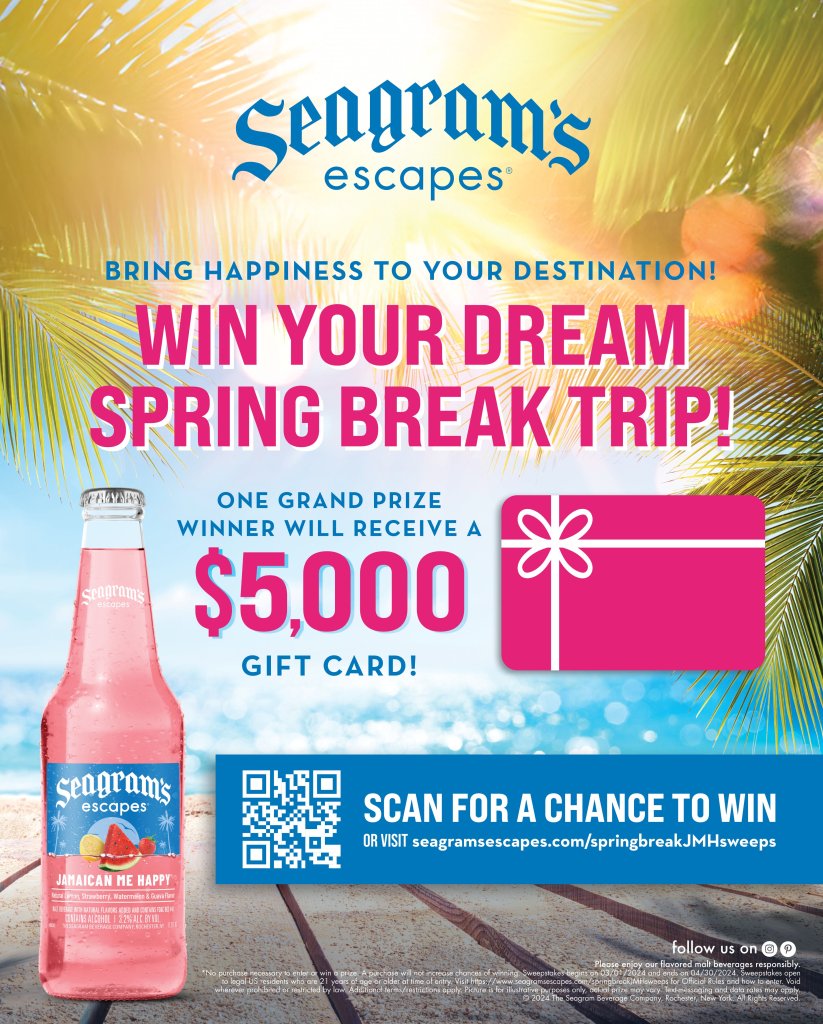 SWEEPSTAKES-SEAGRAMS ESCAPES-SPRING BREAKS-3.1.24 – 4.30.24
